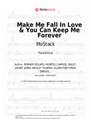 Sheet music, chords MoStack, Dolapo - Make Me Fall In Love & You Can Keep Me Forever
