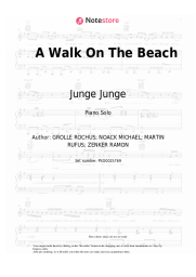 Sheet music, chords Junge Junge, Redward Martin - A Walk On The Beach