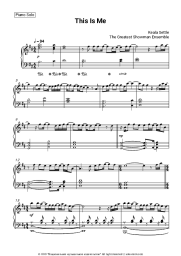 Sheet music, chords Keala Settle, The Greatest Showman Ensemble - This Is Me