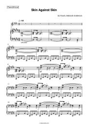 Sheet music, chords DJ Krush, Deborah Anderson - Skin Against Skin