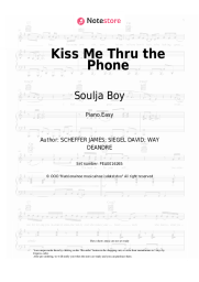 Sheet music, chords Soulja Boy, Sammie - Kiss Me Thru the Phone