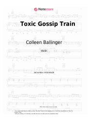 Sheet music, chords Colleen Ballinger - Toxic Gossip Train