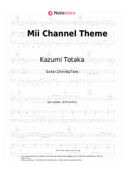 undefined Kazumi Totaka - Mii Channel Theme (Soundtrack Nintendo Series)