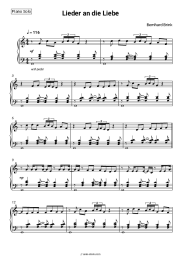 Sheet music, chords Bernhard Brink - Lieder an die Liebe