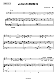 Sheet music, chords Ffn-Allstars & Ffn - Und Alle So Ho Ho Ho