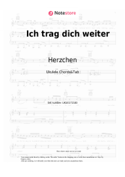 Sheet music, chords Herzchen - Ich trag dich weiter