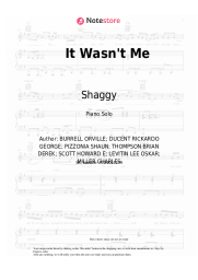 undefined Shaggy - It Wasn't Me