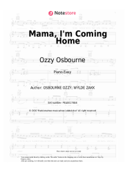 undefined Ozzy Osbourne - Mama, I'm Coming Home
