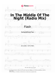 Sheet music, chords Flash - In The Middle Of The Night (Radio Mix)