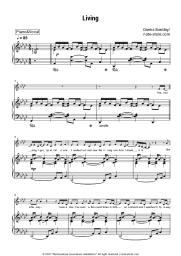 Sheet music, chords Dierks Bentley - Living