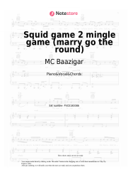 Sheet music, chords MC Baazigar - Squid game 2 mingle game (marry go the round)