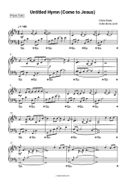 Sheet music, chords Chris Rice - Untitled Hymn (Come to Jesus)