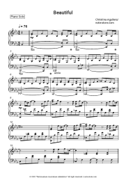 undefined Christina Aguilera - Beautiful