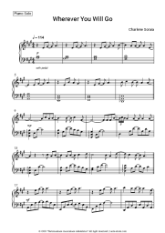 Sheet music, chords Charlene Soraia - Wherever You Will Go