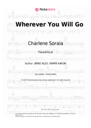 Sheet music, chords Charlene Soraia - Wherever You Will Go
