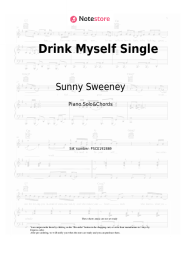 Sheet music, chords Sunny Sweeney - Drink Myself Single