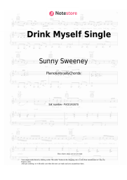 Sheet music, chords Sunny Sweeney - Drink Myself Single
