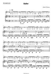 Sheet music, chords Abor & Tynna - Baller