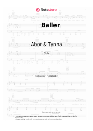 Sheet music, chords Abor & Tynna - Baller