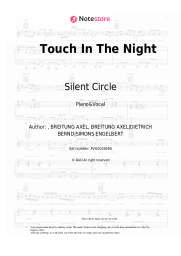 Sheet music, chords Silent Circle - Touch In The Night