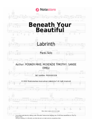 Sheet music, chords Labrinth - Beneath Your Beautiful