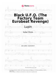 Sheet music, chords Lupin - Black U.F.O. (The Factory Team Eurobeat Revenge)