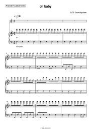 Sheet music, chords LCD Soundsystem - ​oh baby