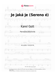 undefined Karel Gott - Je jaká je (Sereno é)