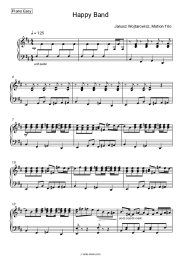 Sheet music, chords Janusz Wojtarowicz, Motion Trio - Happy Band