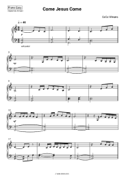 Sheet music, chords CeCe Winans - Come Jesus Come