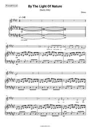 Sheet music, chords Shine - By The Light Of Nature (Radio Mix)