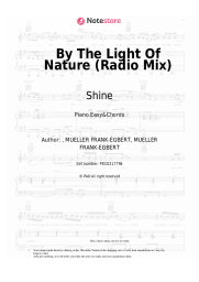 Sheet music, chords Shine - By The Light Of Nature (Radio Mix)