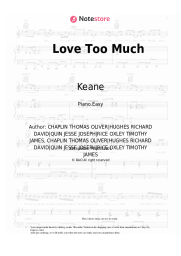 undefined Keane - Love Too Much