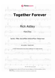Sheet music, chords Rick Astley - Together Forever