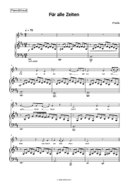 Sheet music, chords Paola - Für alle Zeiten