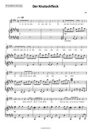 Sheet music, chords Ixi - Der Knutschfleck
