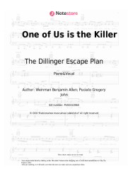 Sheet music, chords The Dillinger Escape Plan - One of Us is the Killer
