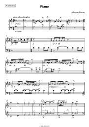 Sheet music, chords Allinson / Brown - Piano