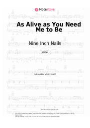 undefined Nine Inch Nails - As Alive as You Need Me to Be
