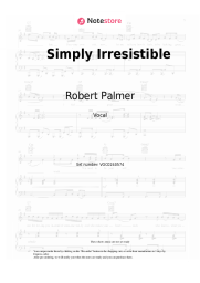 undefined Robert Palmer - Simply Irresistible