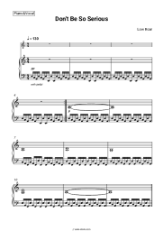 Sheet music, chords Low Roar - Don't Be So Serious