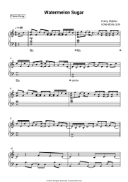 Sheet music, chords Harry Styles - Watermelon Sugar