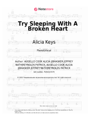 undefined Alicia Keys - Try Sleeping With A Broken Heart