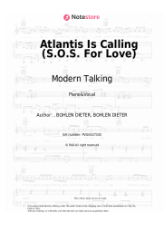 undefined Modern Talking - Atlantis Is Calling (S.O.S. For Love)