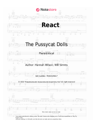 Sheet music, chords The Pussycat Dolls - React