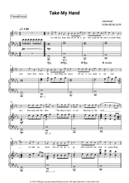 Sheet music, chords Jerome - Take My Hand