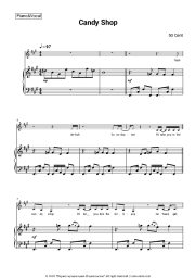 Sheet music, chords 50 Cent - Candy Shop