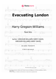 Sheet music, chords Harry Gregson-Williams - Evacuating London