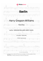 Sheet music, chords Harry Gregson-Williams - Ibelin
