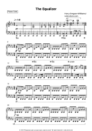 Sheet music, chords Harry Gregson-Williams - The Equalizer